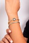 Heliophilia Silver Pulsera de Metal Dorada CSET9934